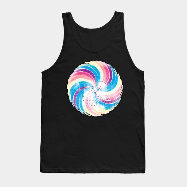 Colors Of Being Human Pride Rainbow Tank Top by bittergodart